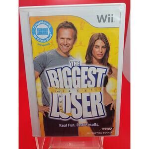 Biggest Loser (Nintendo Wii, 2009) Game & Manual